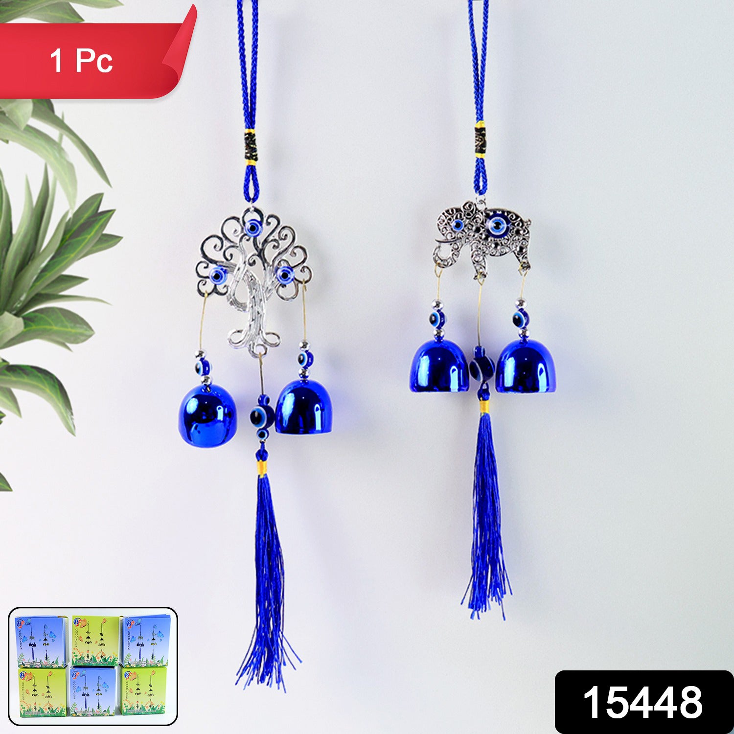 Metal Evil Eye Wind Chime Bells (Mix Design  1 Pc) Metal Evil Eye Wind Chime Bells (Mix Design  1 Pc)